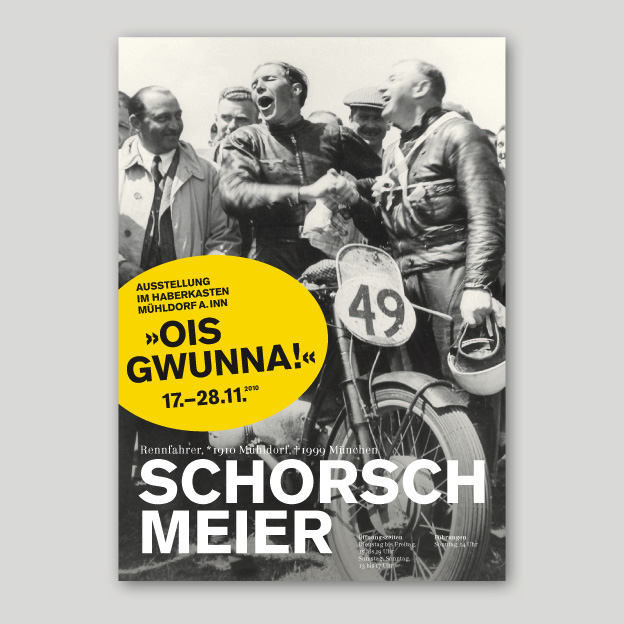 Ausstellung »Schorsch Meier«, Plakat