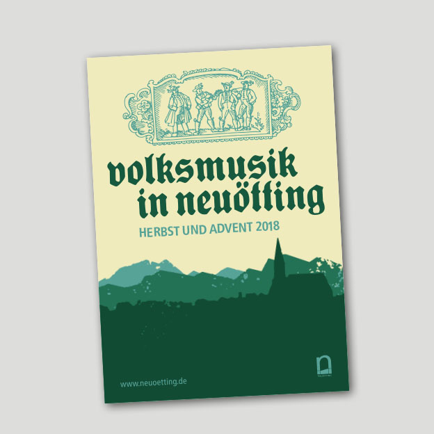 Volksmusik in Neuötting, Programmheft, Titelseite